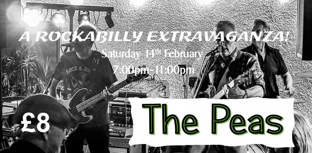 Valentine's Day Fundraiser
The Peas
A rockabilly extravaganza